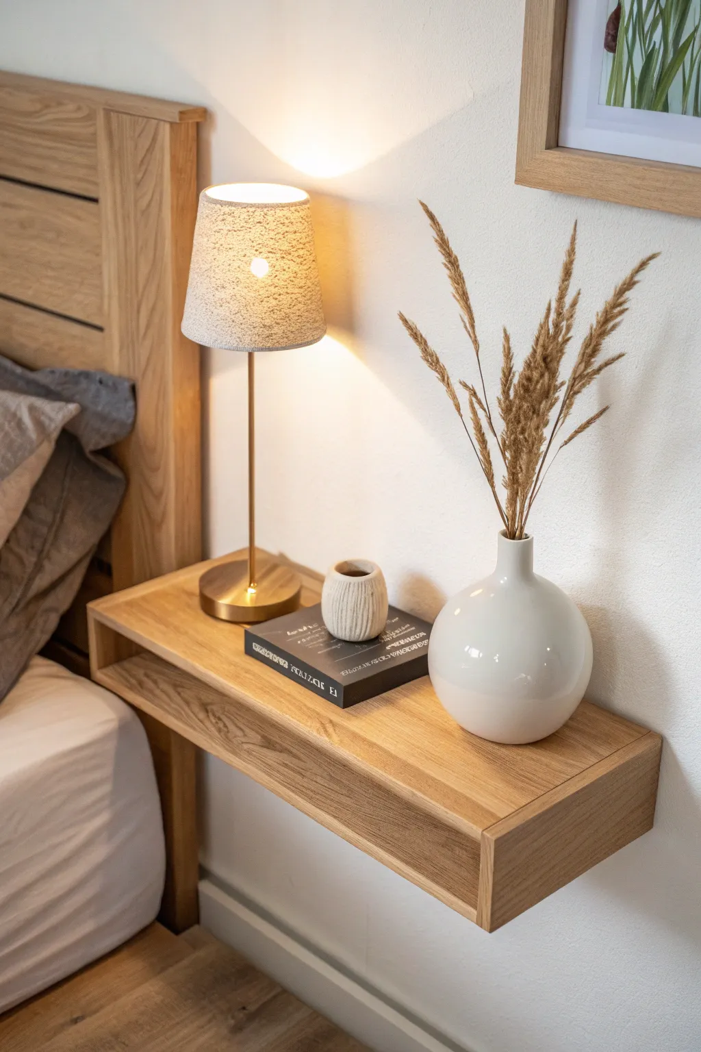 Elevate your space with a sleek and stylish floating shelf—perfect for minimalist vibes and small spaces.