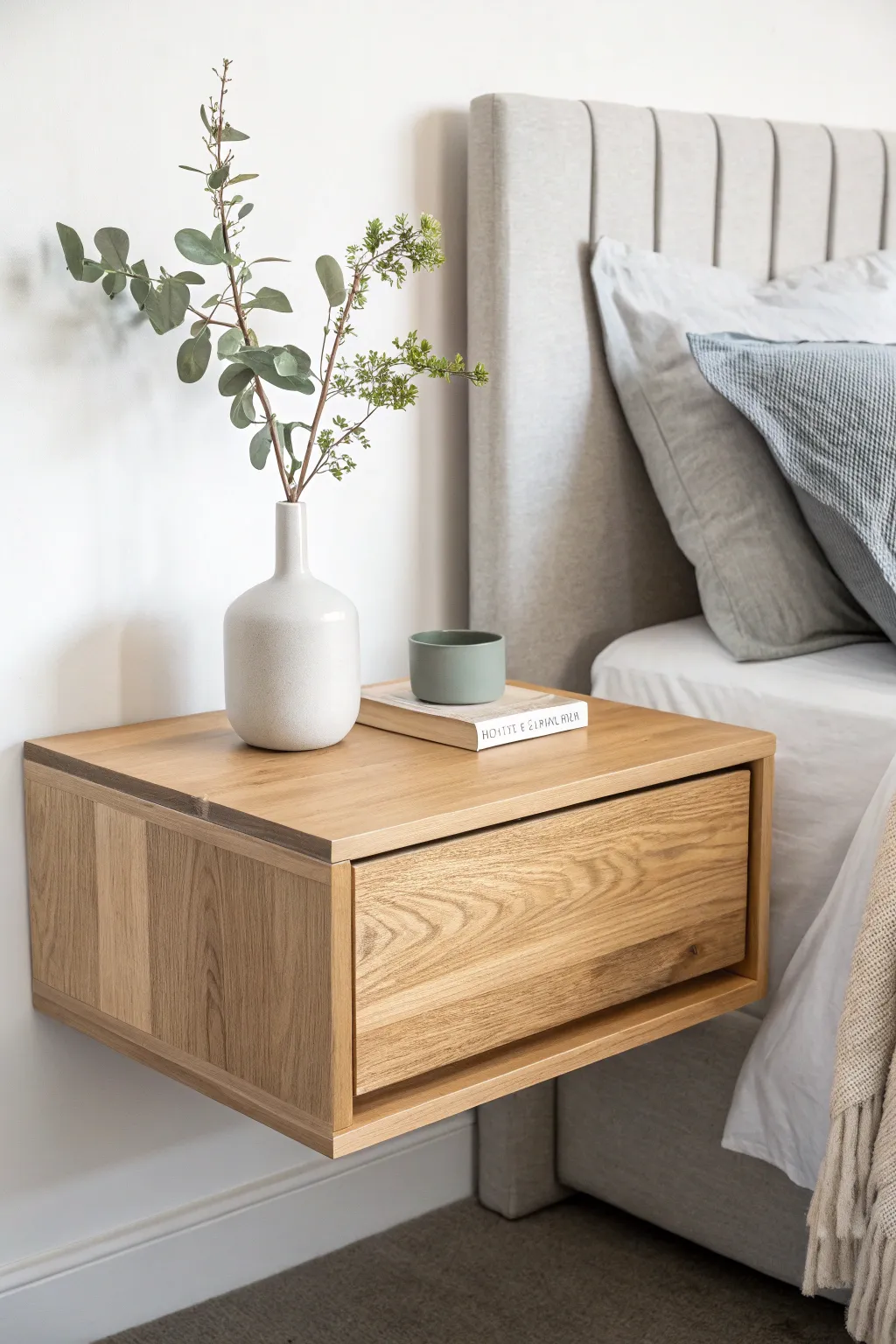 Elevate your space with a touch of modern elegance: Discover the beauty of floating nightstands.