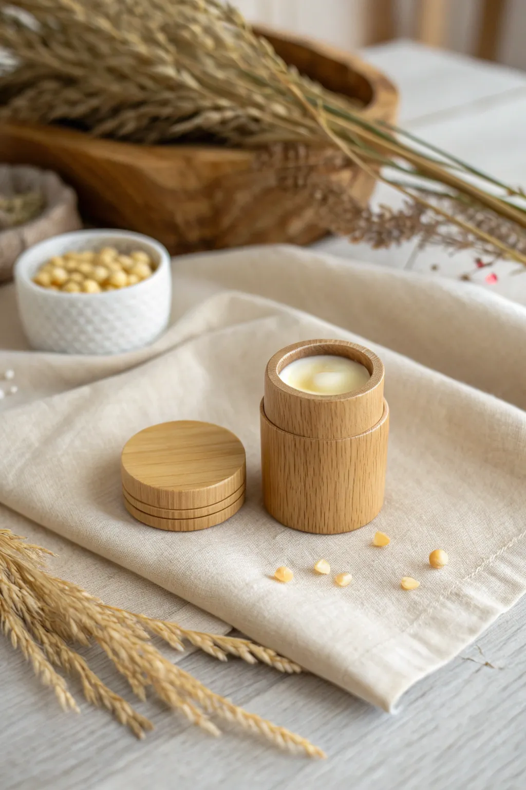 Embrace natural beauty with handmade lip balm — a perfect stocking stuffer for the season.