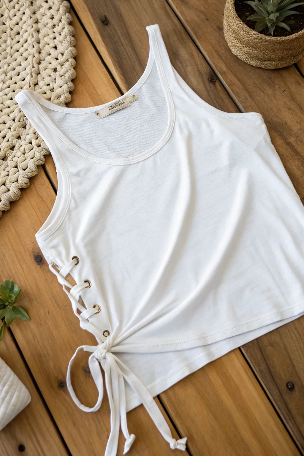 Add a playful twist to your summer wardrobe with DIY side knot flair!