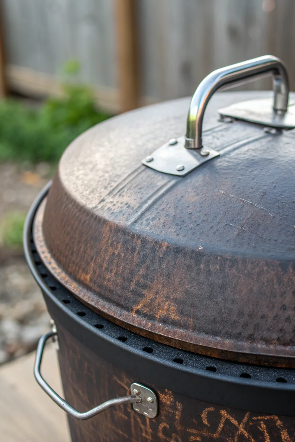 Elevate your smoker game with a custom lid that combines functionality and style.