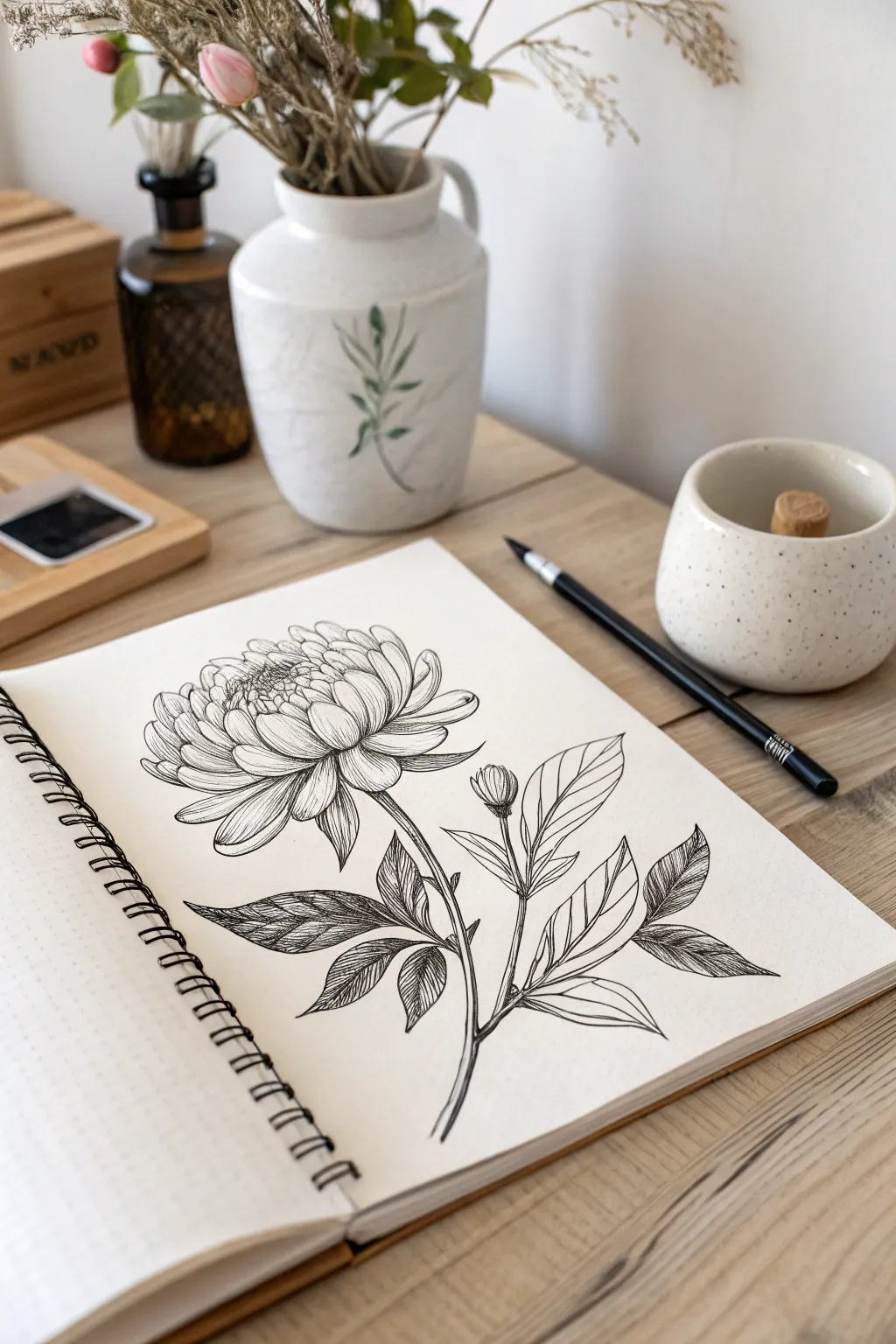 Immerse yourself in a Floral Fantasy, where each doodle blooms with imagination and grace.