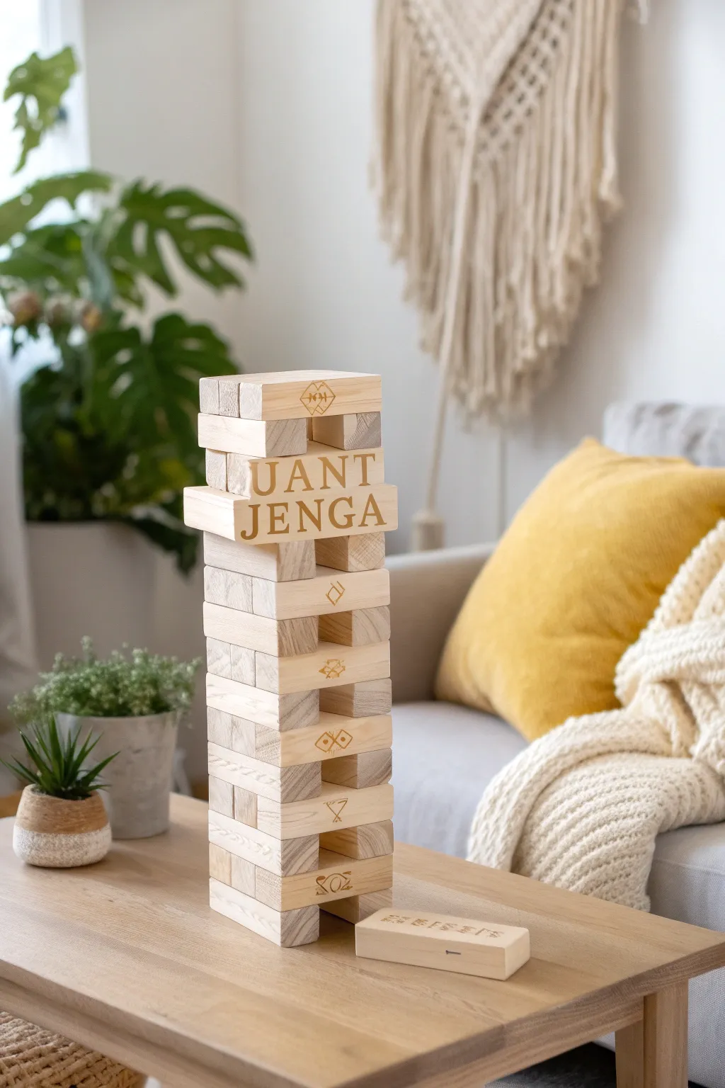 Elevate your game night with this Giant Jenga twist—where fun meets style and every block holds a new surprise!