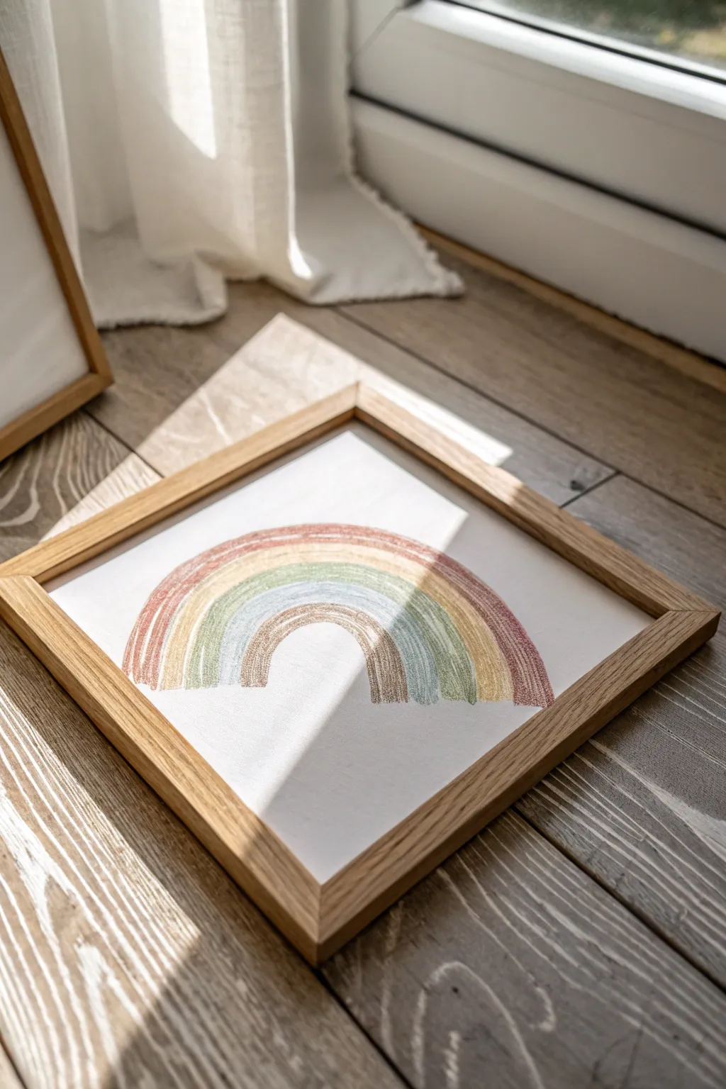 Embrace the joy of simplicity with a handcrafted rainbow masterpiece 🌈✨