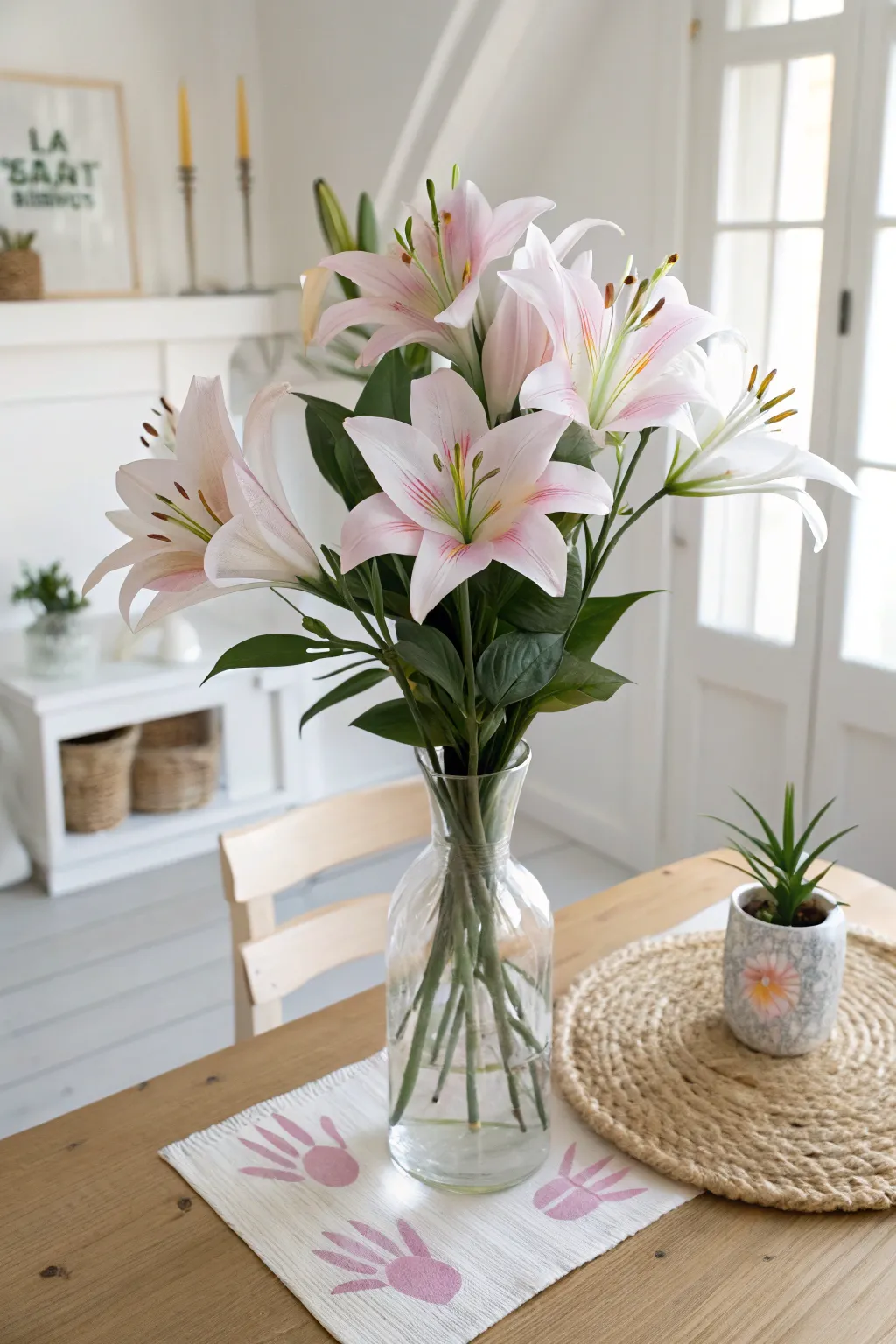 Capture the essence of love with a handcrafted paper lily bouquet—an everlasting keepsake for Mom.