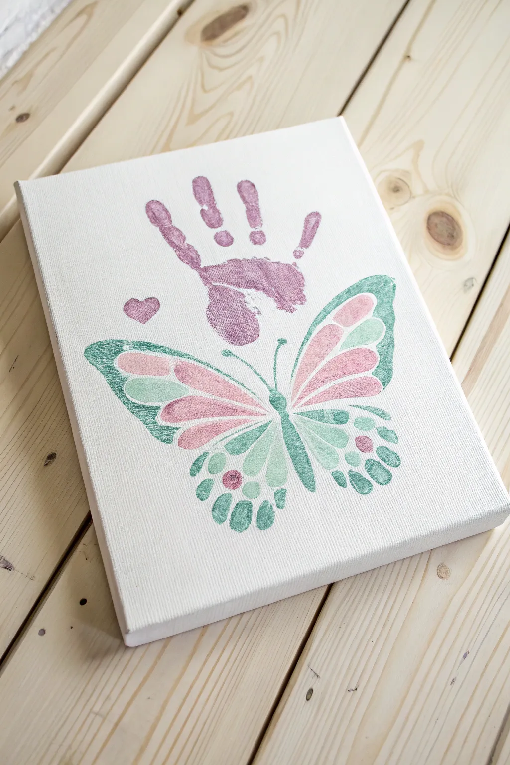 Capture memories with this charming handprint art butterfly for Mother's Day. 🌸🦋