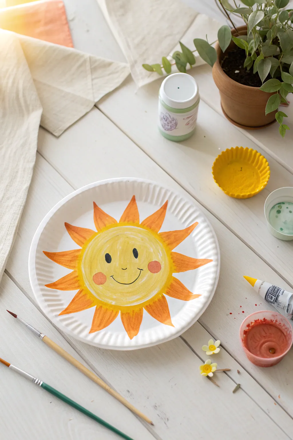 Craft a little sunshine with your toddler - simple, joyful, and beautifully minimalist!