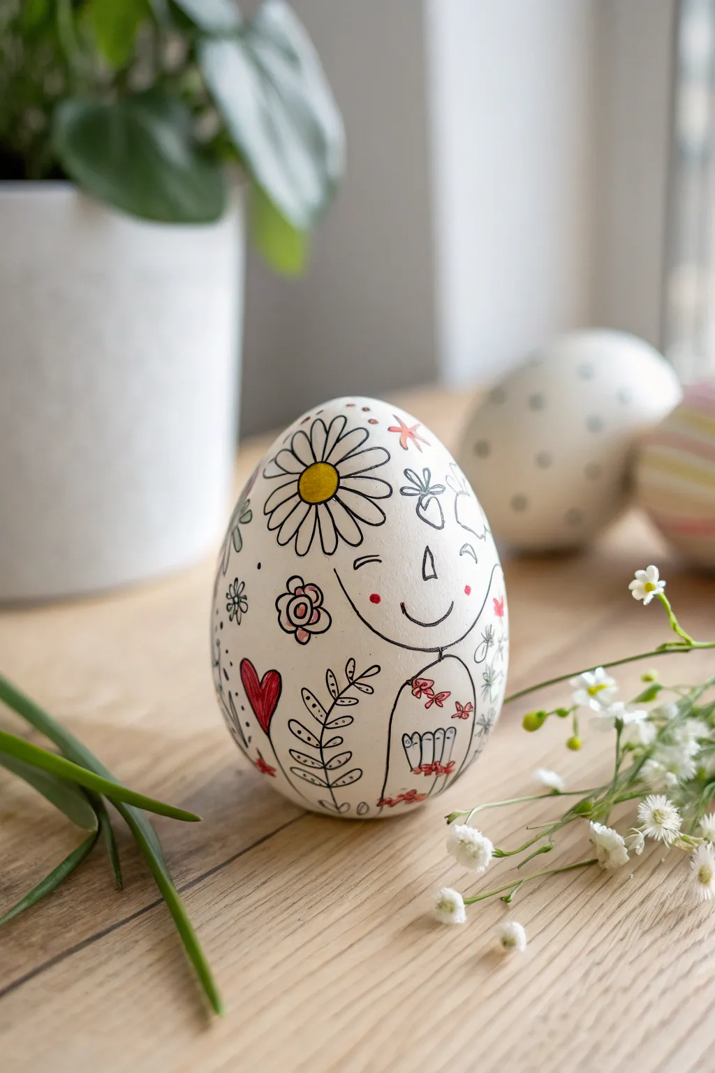 Unleash your creativity with doodle-worthy eggs that bring joy and artistic flair to any setting.