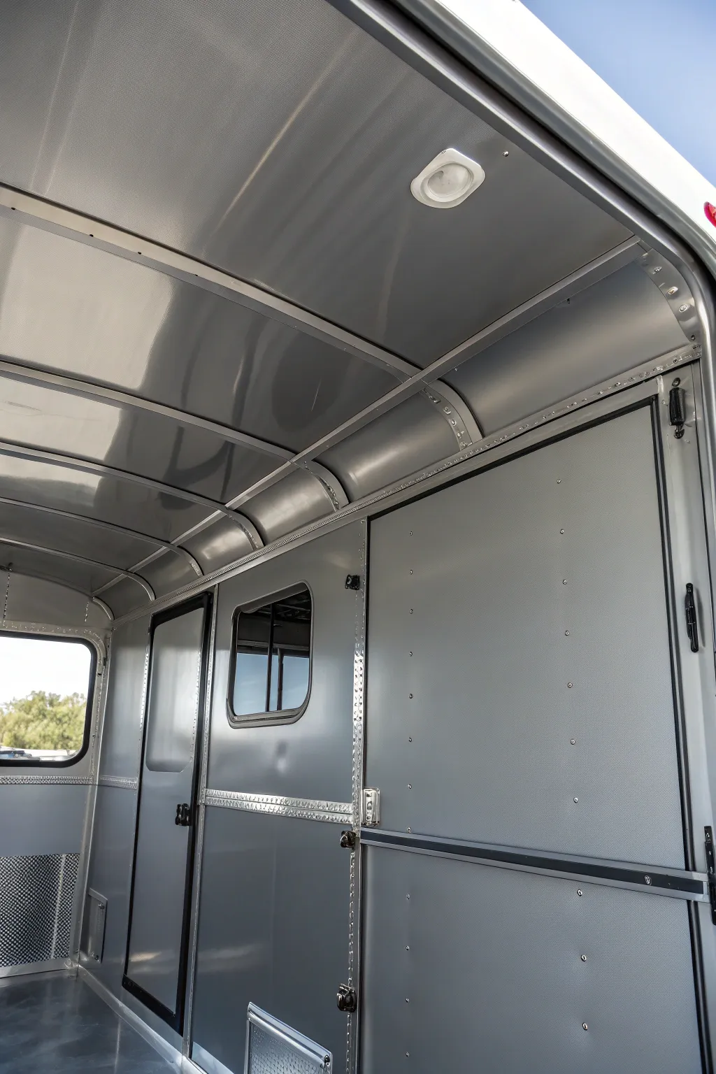 Transform your trailer with industrial gray elegance—where modern meets craftsmanship.