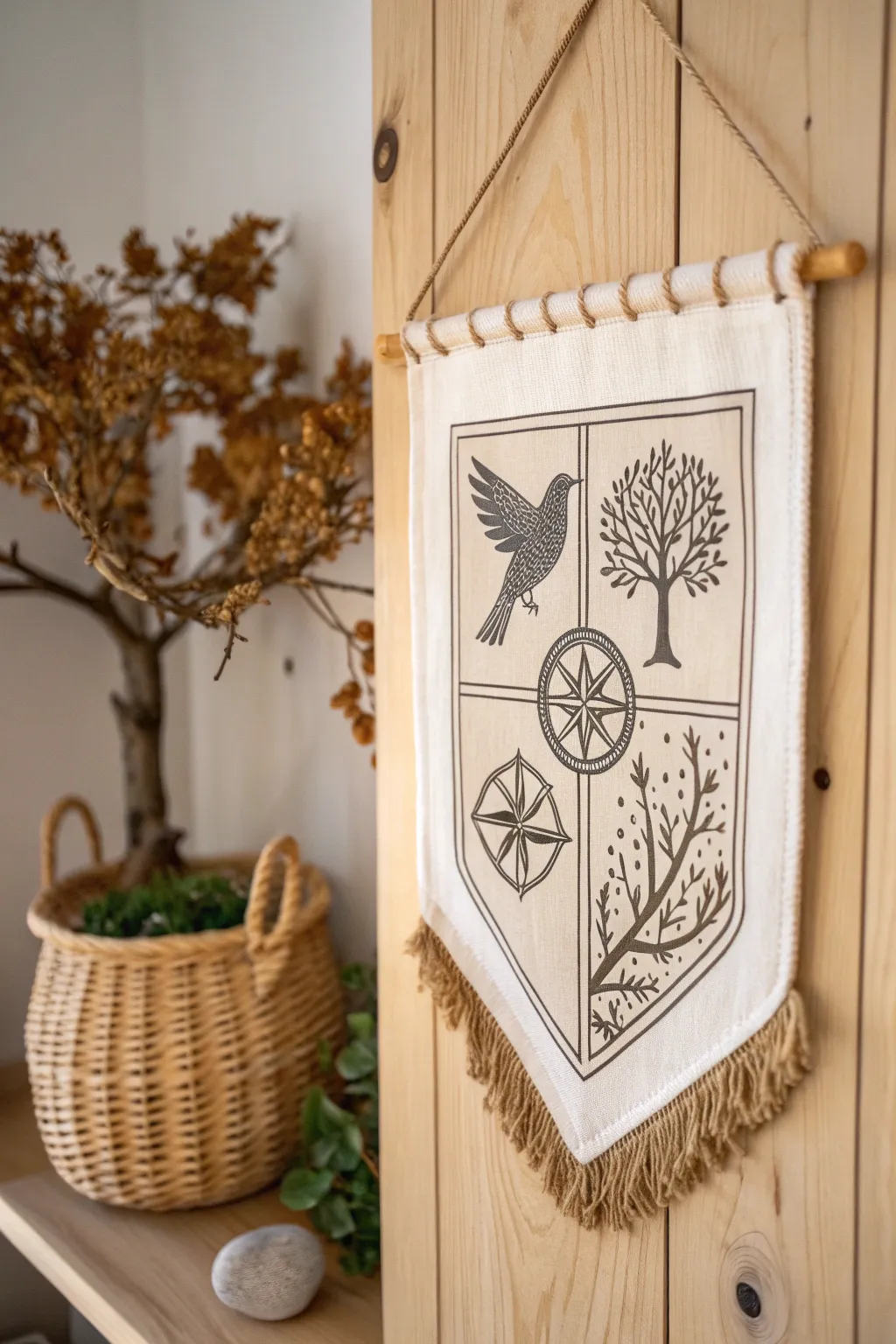 Craft Your Legacy: A Minimalist Boho Family Crest to Cherish Forever