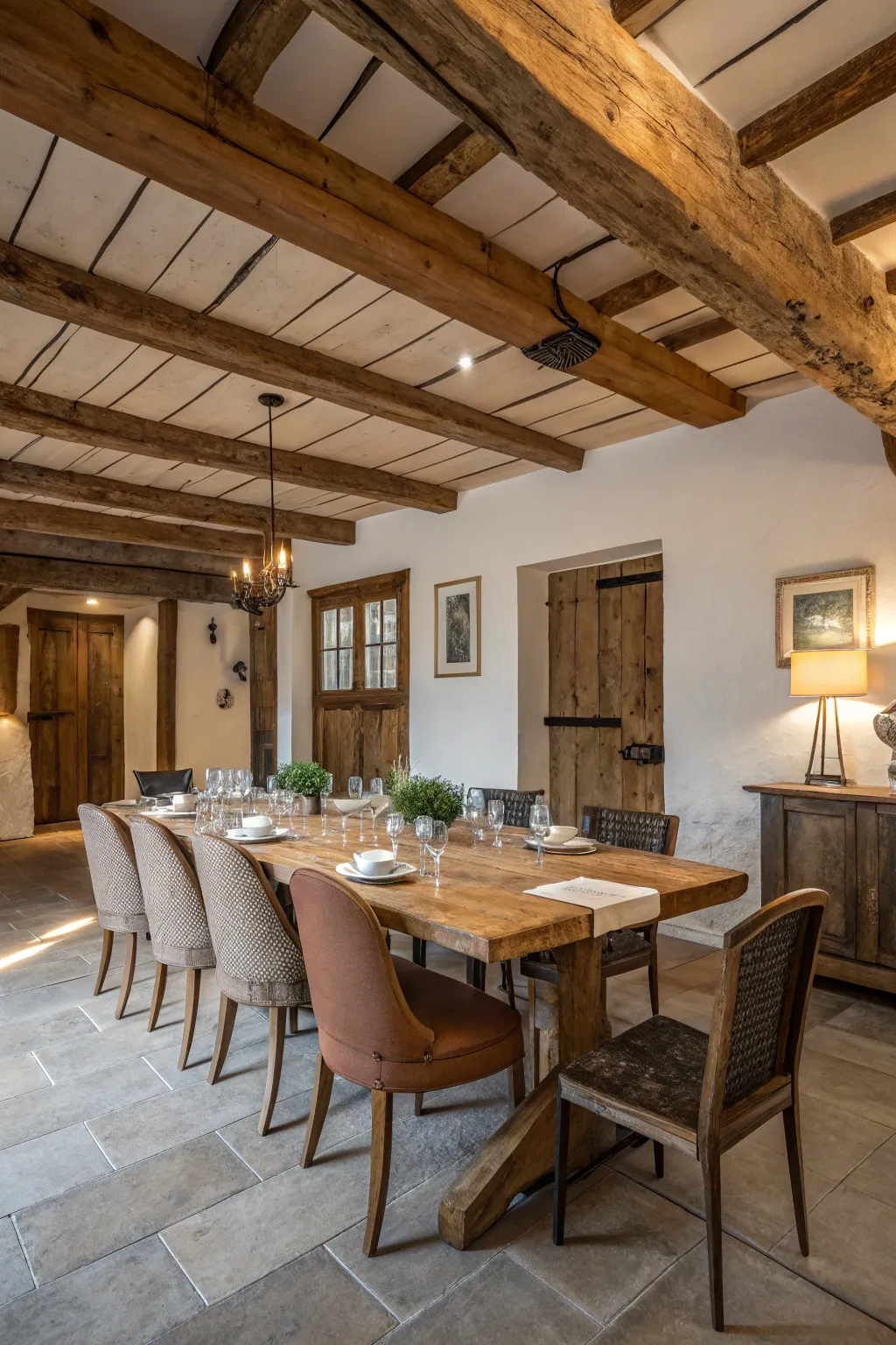 Natural materials add authenticity and warmth to any room.