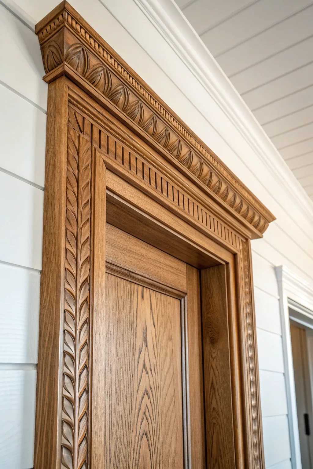 Elevate your space with the rustic charm of natural wood accents.