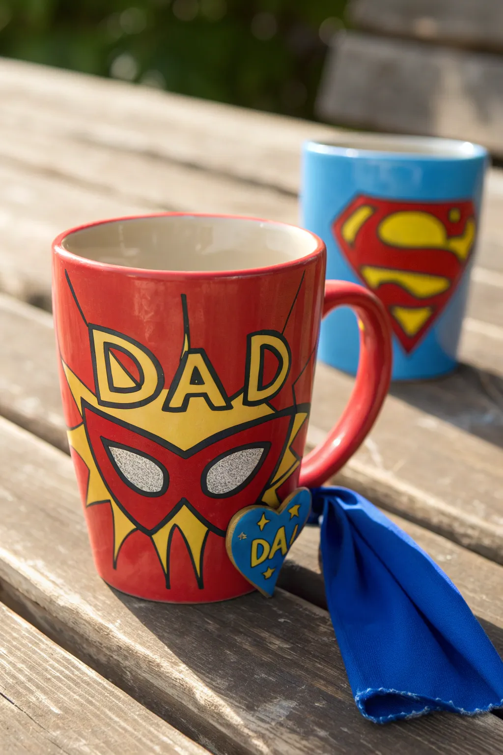 Celebrate Father's Day with a mug fit for a Super Dad!