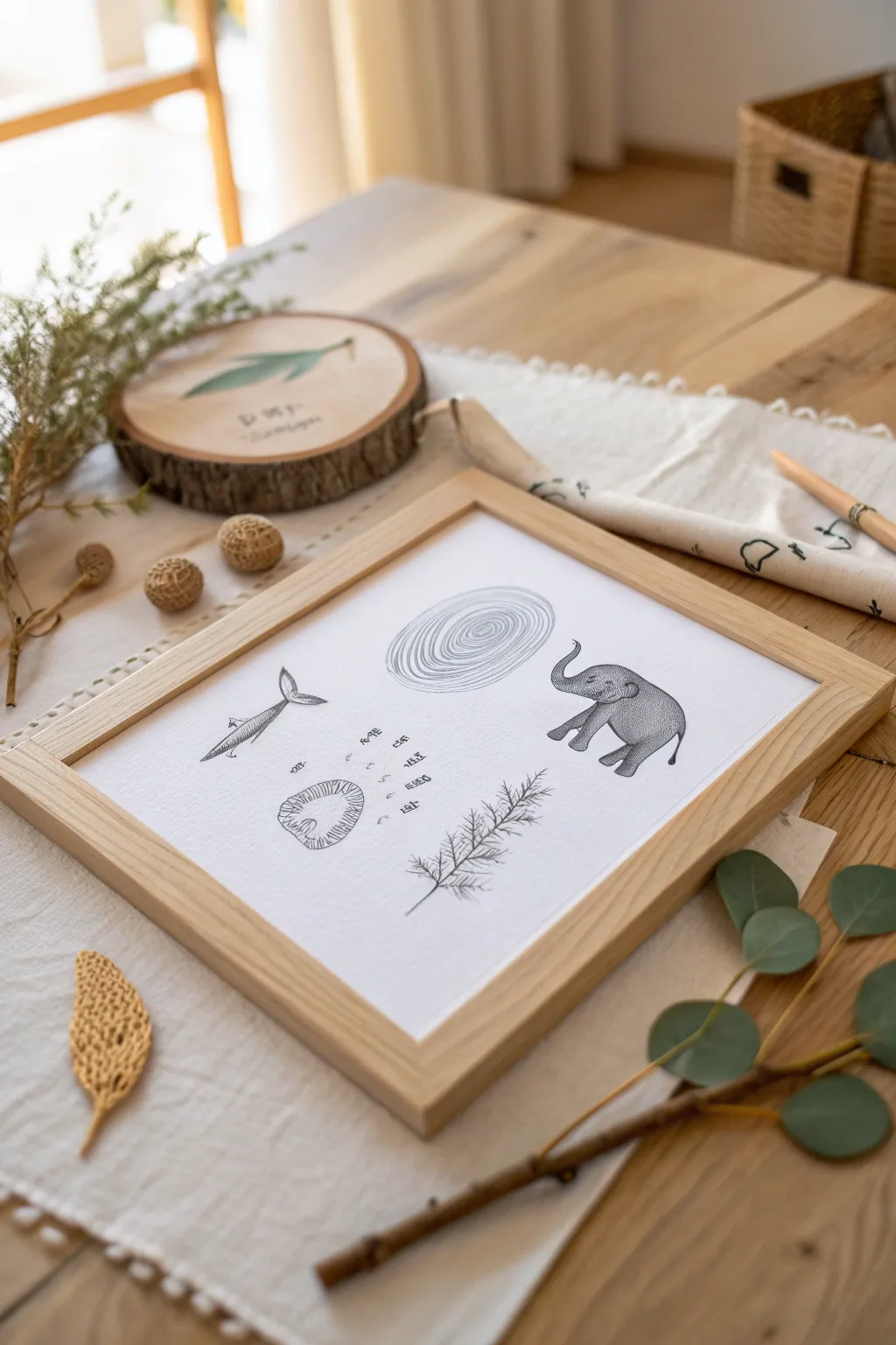 Transform fingerprints into a whimsical zoo of charming animals, perfect for little hands and curious minds.