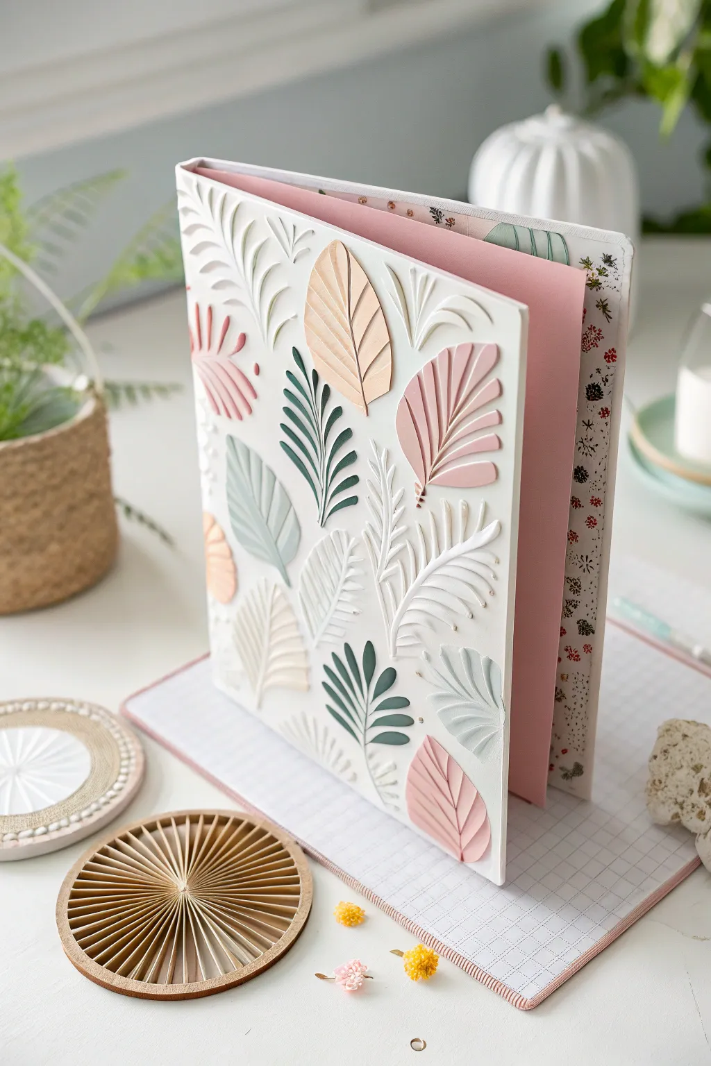 Elevate your organization game with 3D elements that add depth and charm to your folders.