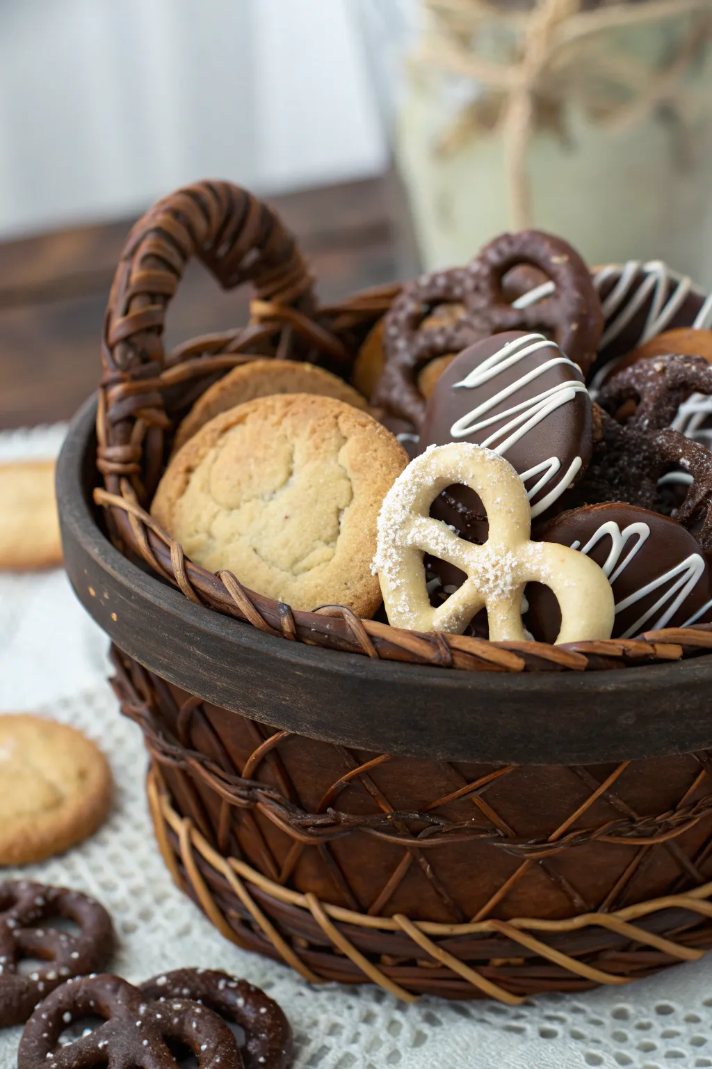 Indulge in handcrafted sweetness with a touchdown-worthy treat basket!