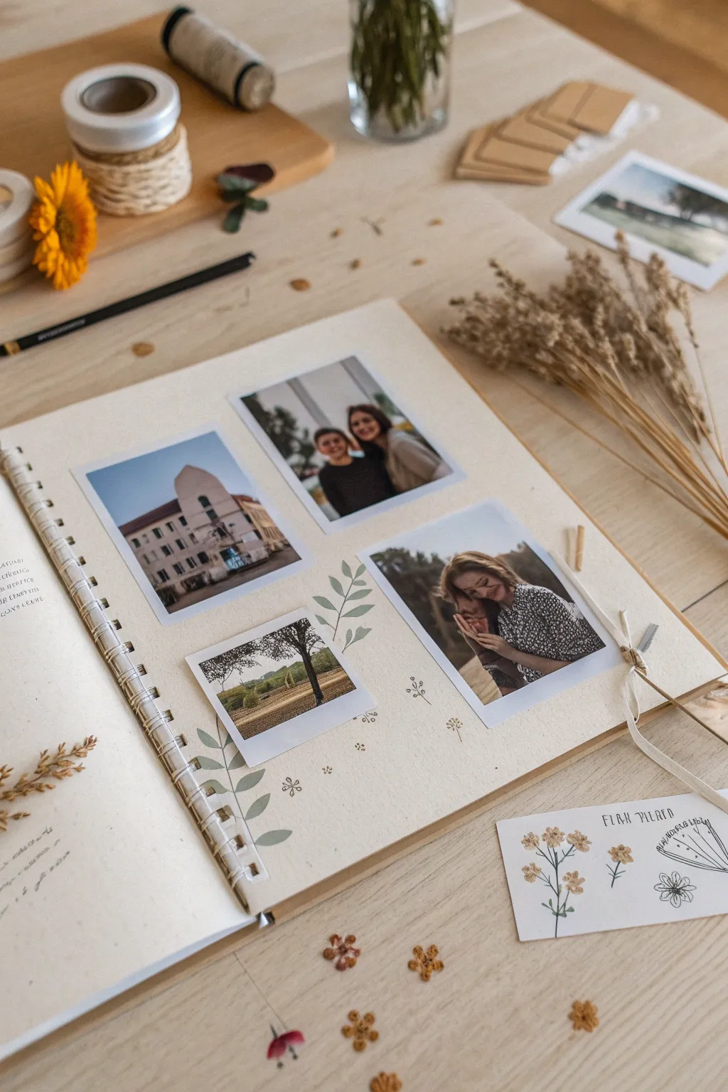 Capture the essence of your freshman year with a chic and minimalist photo collage. Embrace the beauty of real memories and handcrafted details.