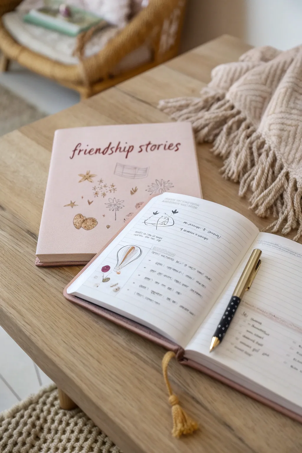 Capture the essence of your friendships—each page a journey, each story a treasure. 🌿📖✨