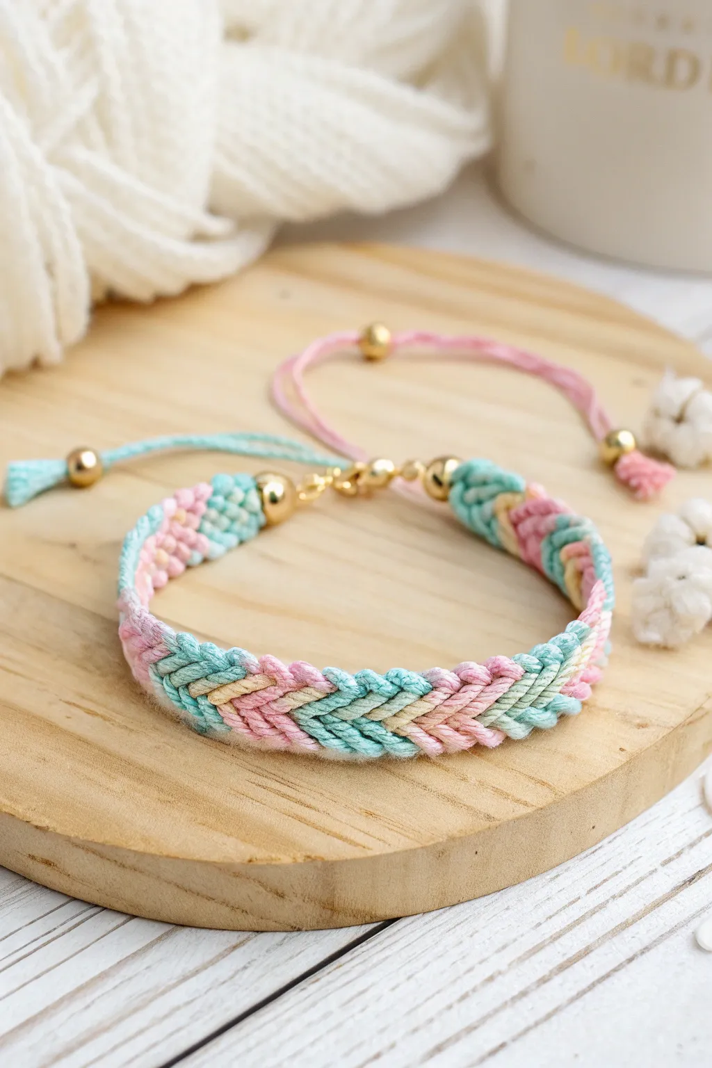 Craft a cherished memory with handmade friendship bracelets.