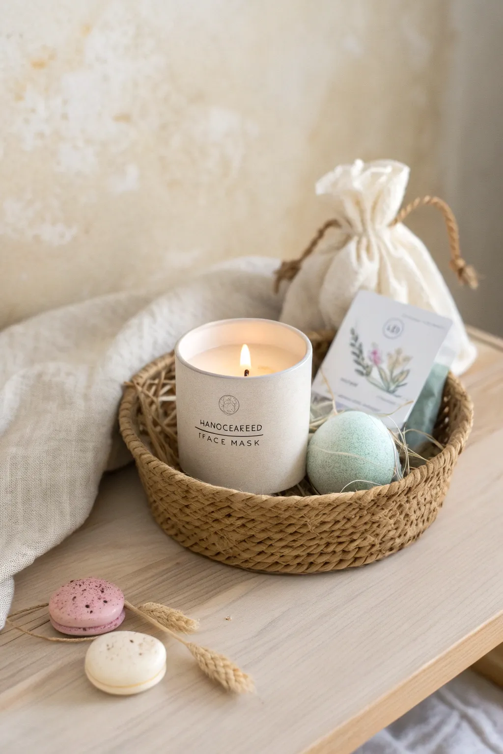 Create your own serene spa night with this elegant and affordable gift basket idea!