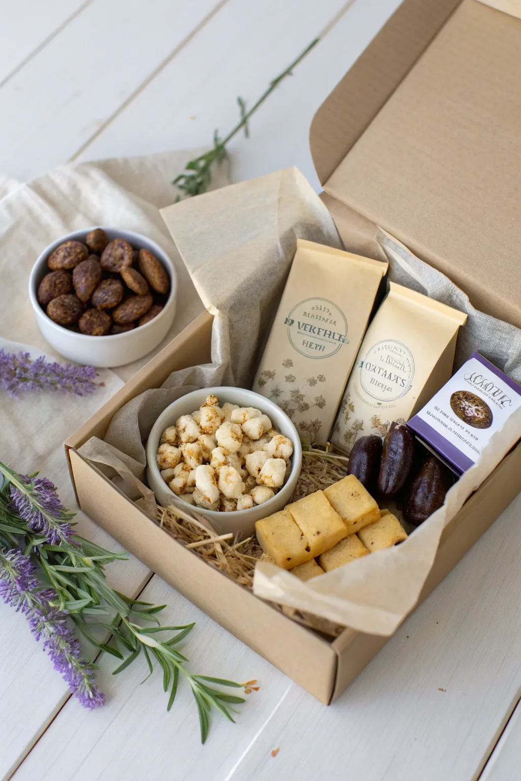 Indulge in a taste of luxury with this gourmet snack box, perfect for elevating your cozy nights in.