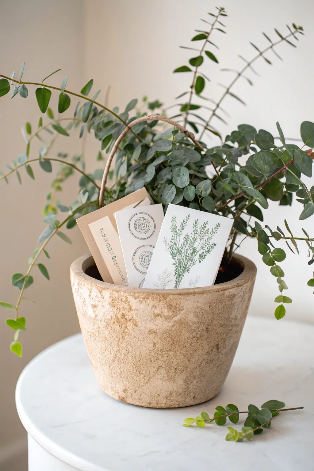 Surprise your loved ones with a nature-inspired gift card presentation that blends simplicity and elegance.