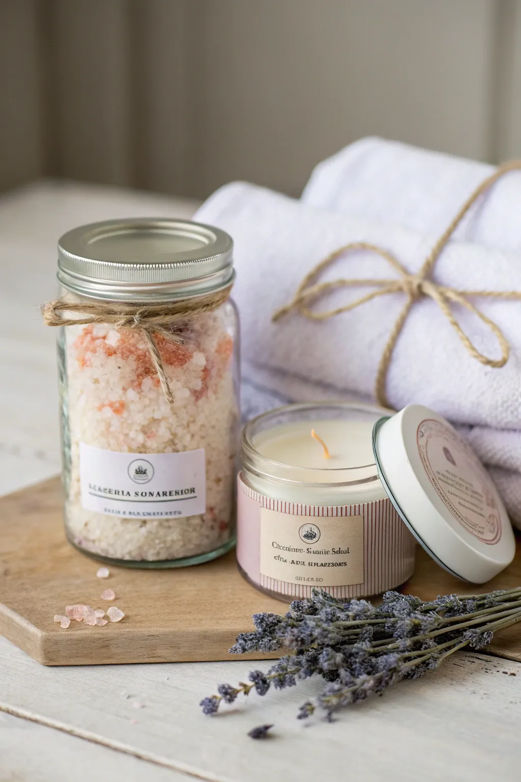 Gift yourself or a loved one a moment of tranquility with this Spa Day in a Jar. 🌿🕯️ #SelfCareEssentials #MinimalistBeauty