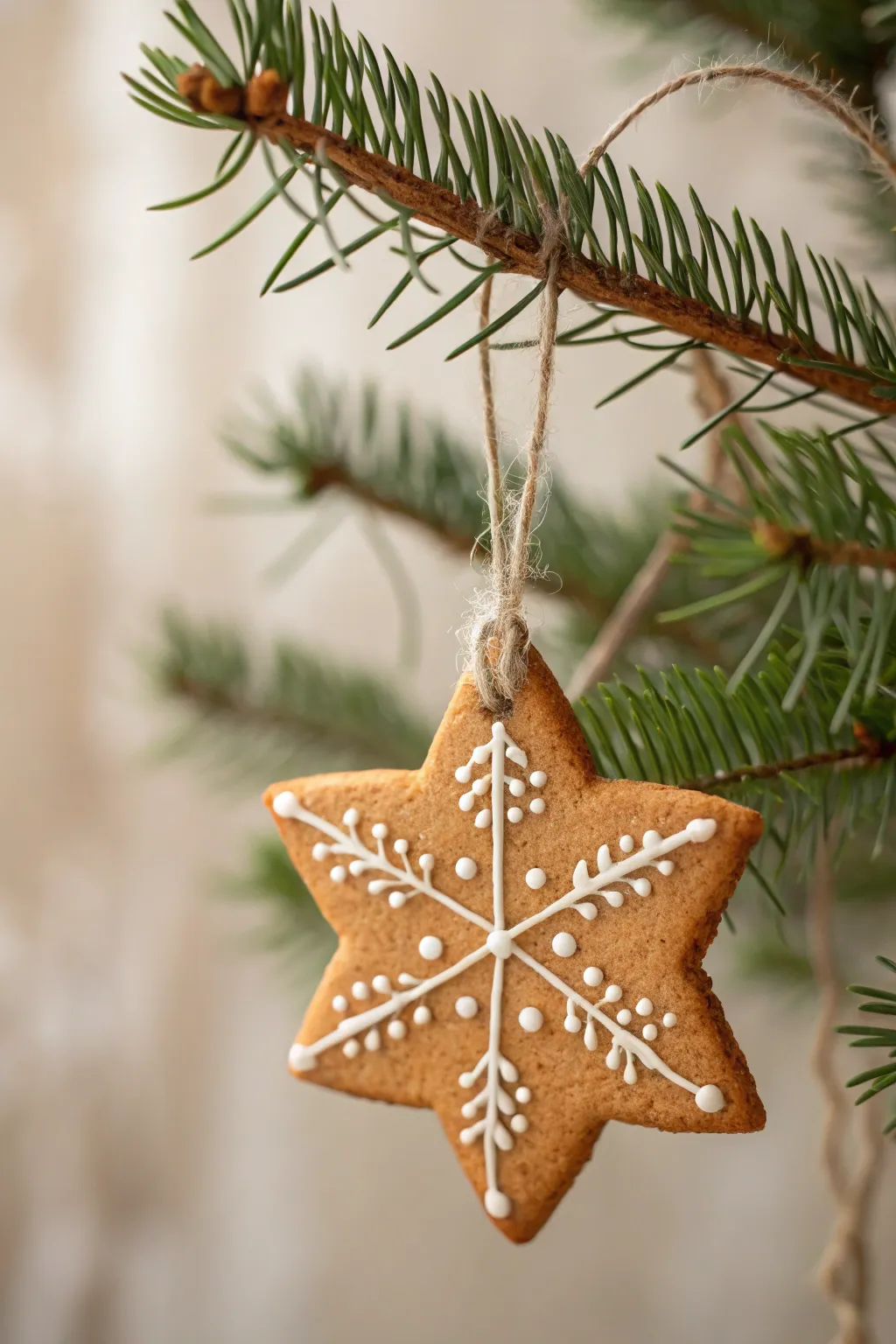 Elevate your holiday decor with charming gingerbread cookie ornaments - where simplicity meets handcrafted elegance.