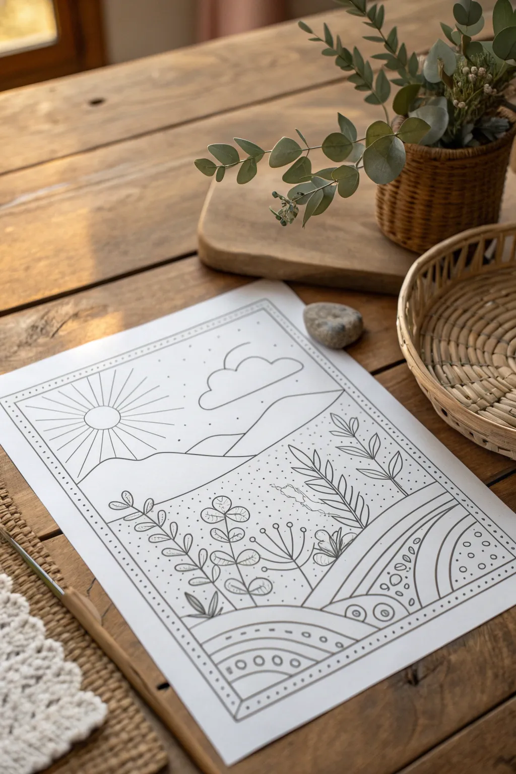 Embrace the art of mindfulness with these Compassionate Coloring Pages, where simplicity meets soulful storytelling.