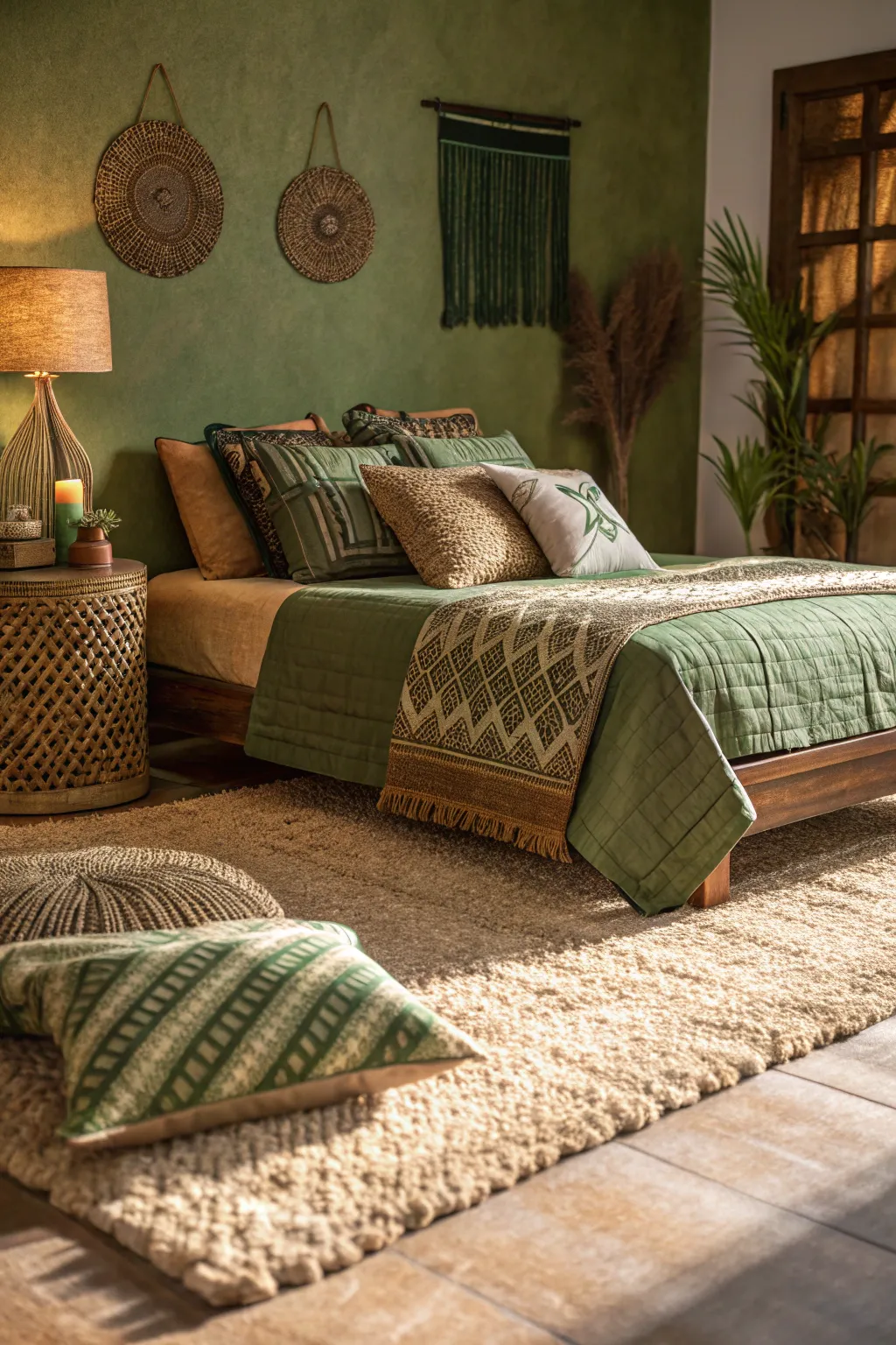 Textured elements adding richness and comfort to your bedroom.