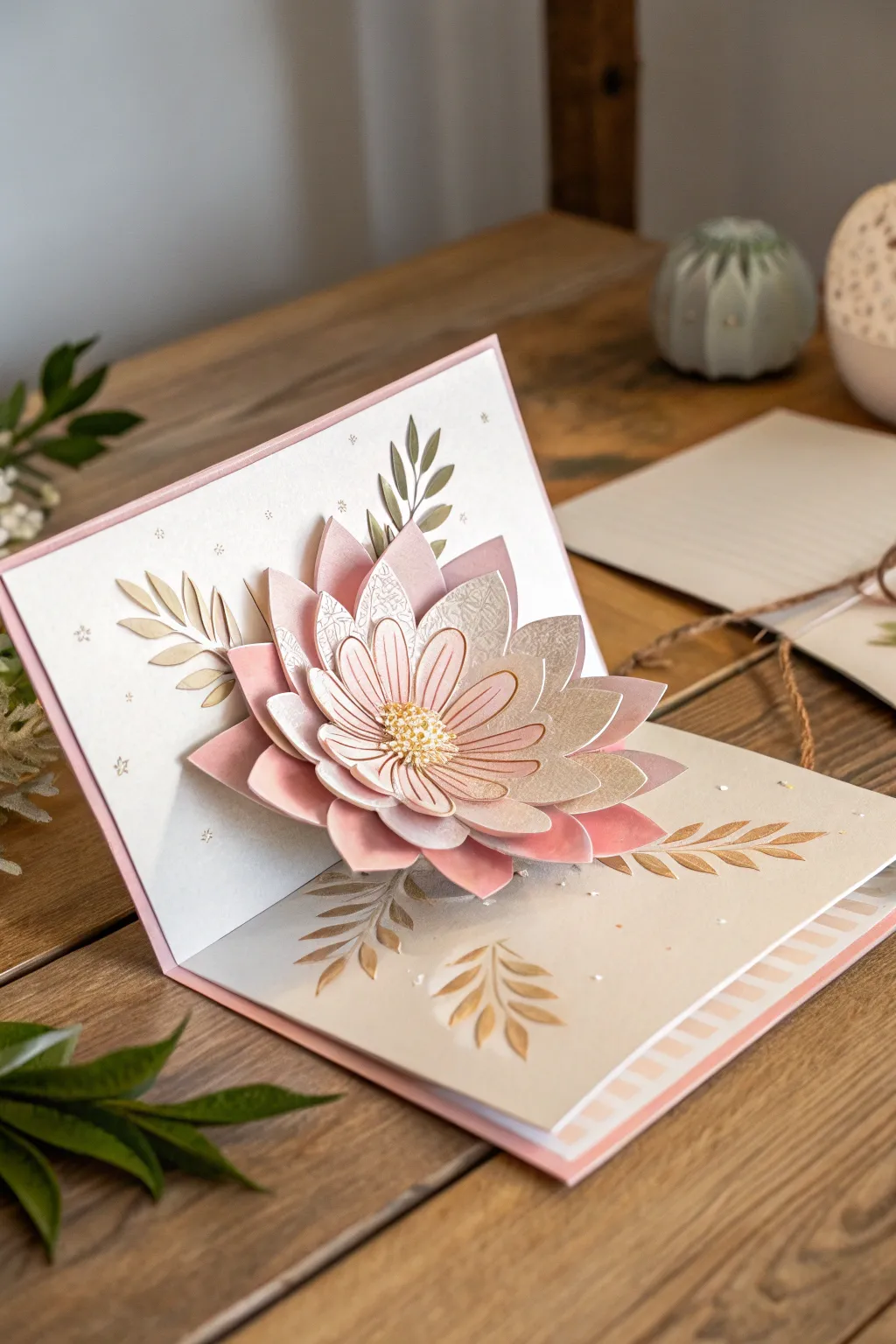 Captivate with Craftsmanship: A pop-up surprise that brings joy and elegance to your greetings.