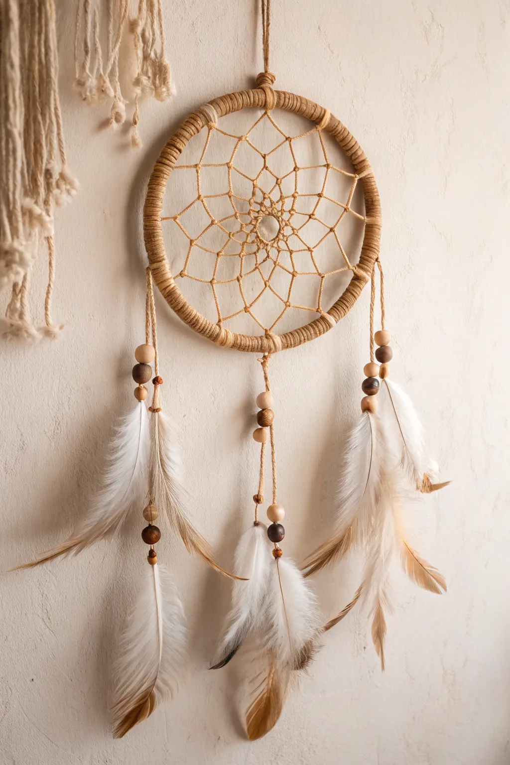 Capture the magic of handmade beauty with this stunning DIY dreamcatcher.