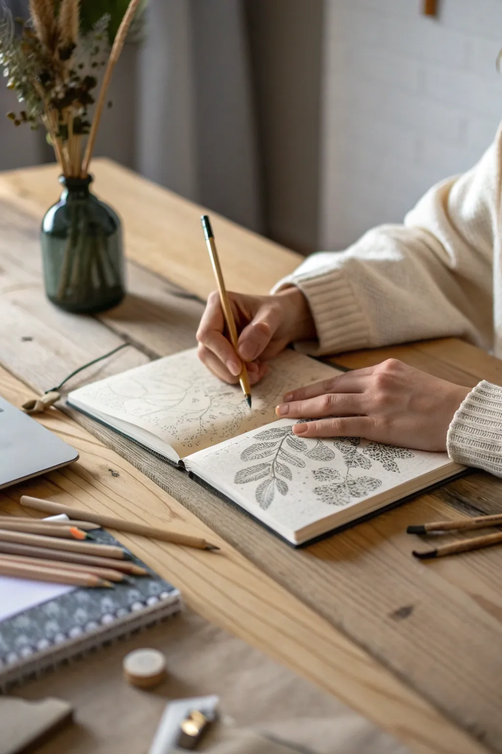 Embrace the artistry of hands in motion, where simplicity meets creativity.