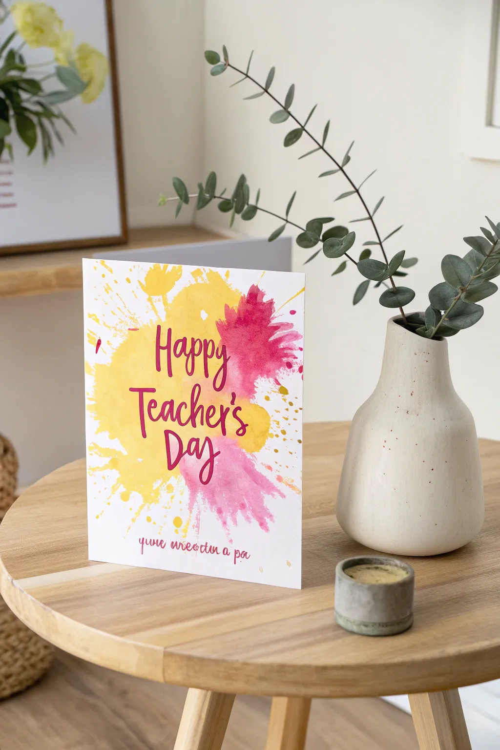 Brighten a teacher's day with a splash of vibrant colors and heartfelt creativity!