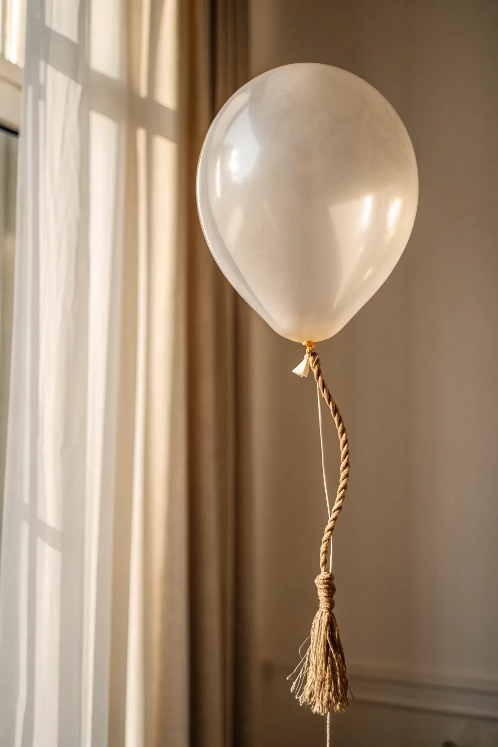 A delightful surprise awaits inside this elegant balloon – a gift of craftsmanship and joy.