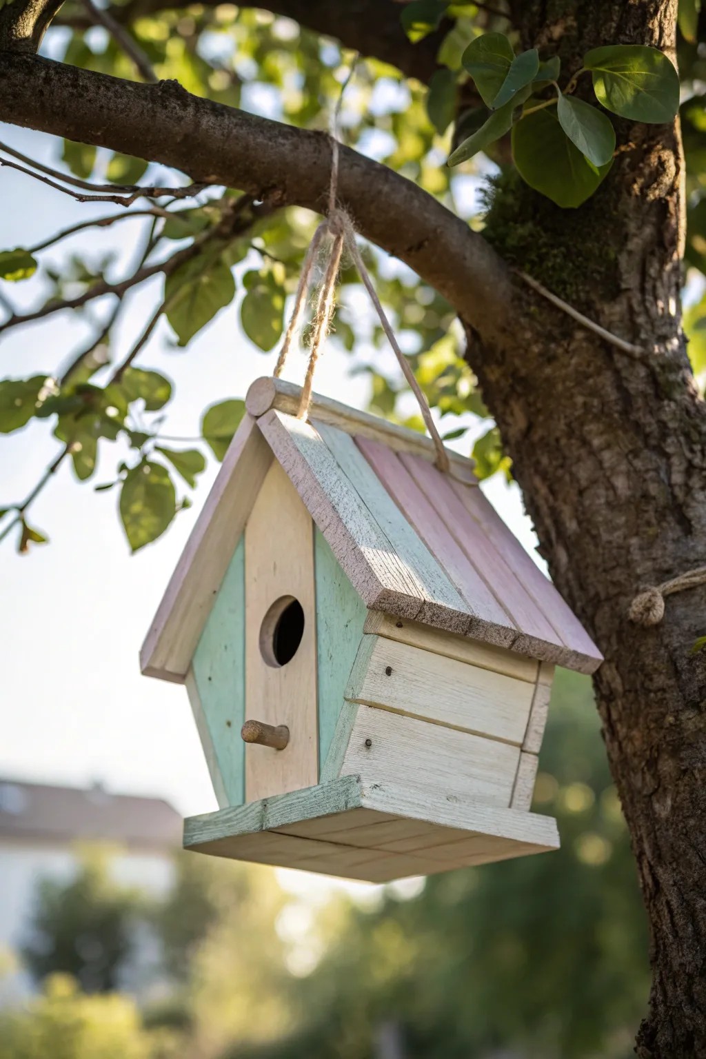 Discover the secret in simplicity: a charming birdhouse with a hidden surprise.