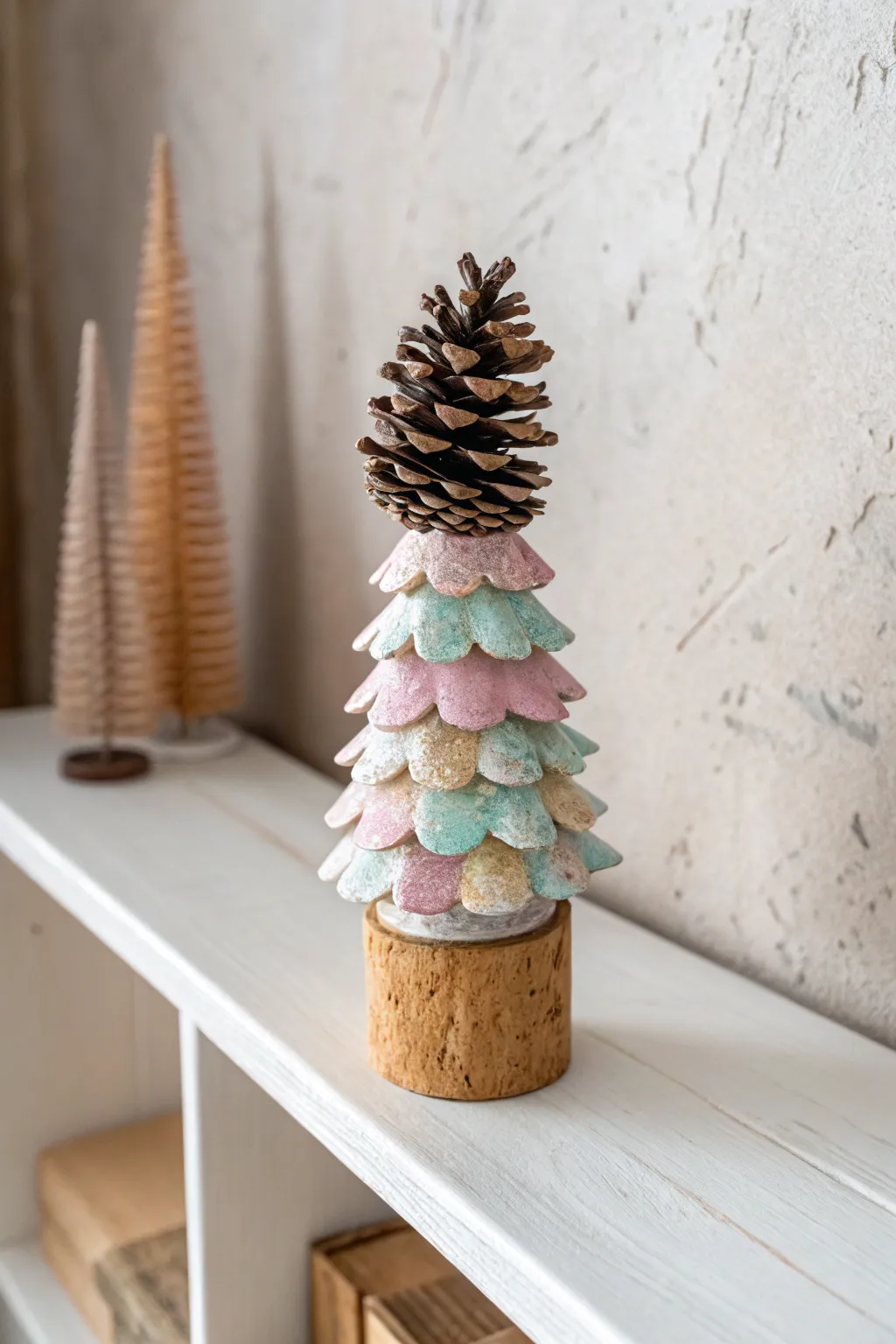 Craft your holiday magic with this charming miniature Christmas tree.