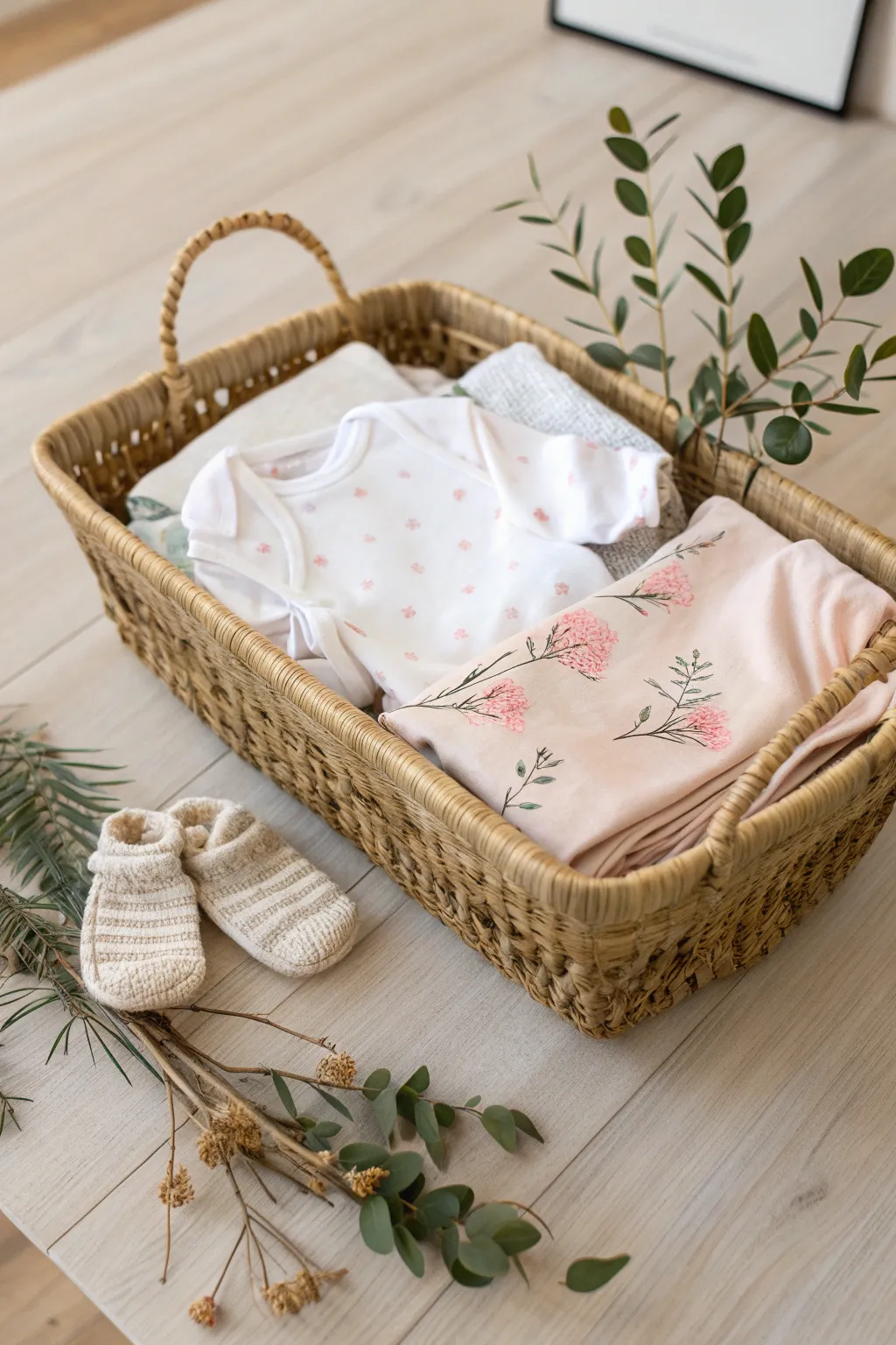 Craft a heartfelt welcome with a personalized touch—your DIY baby shower gift basket awaits!