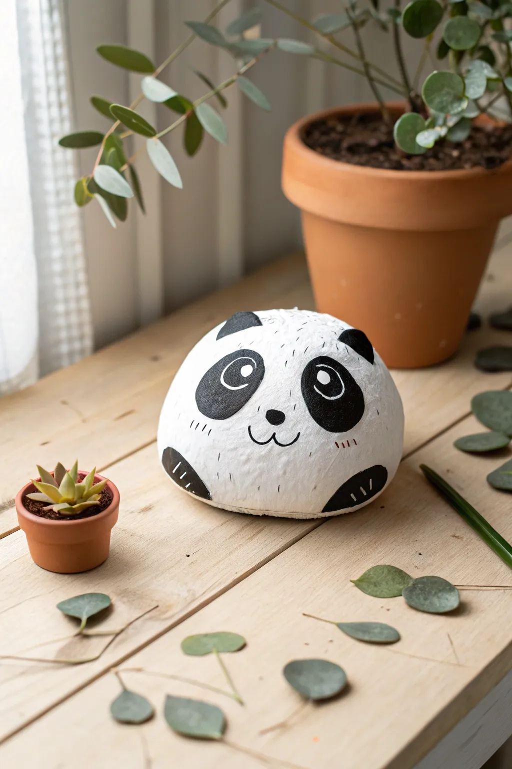 Craft your own adorable panda paper squishy with just a few simple materials and add a touch of handmade charm to your space!
