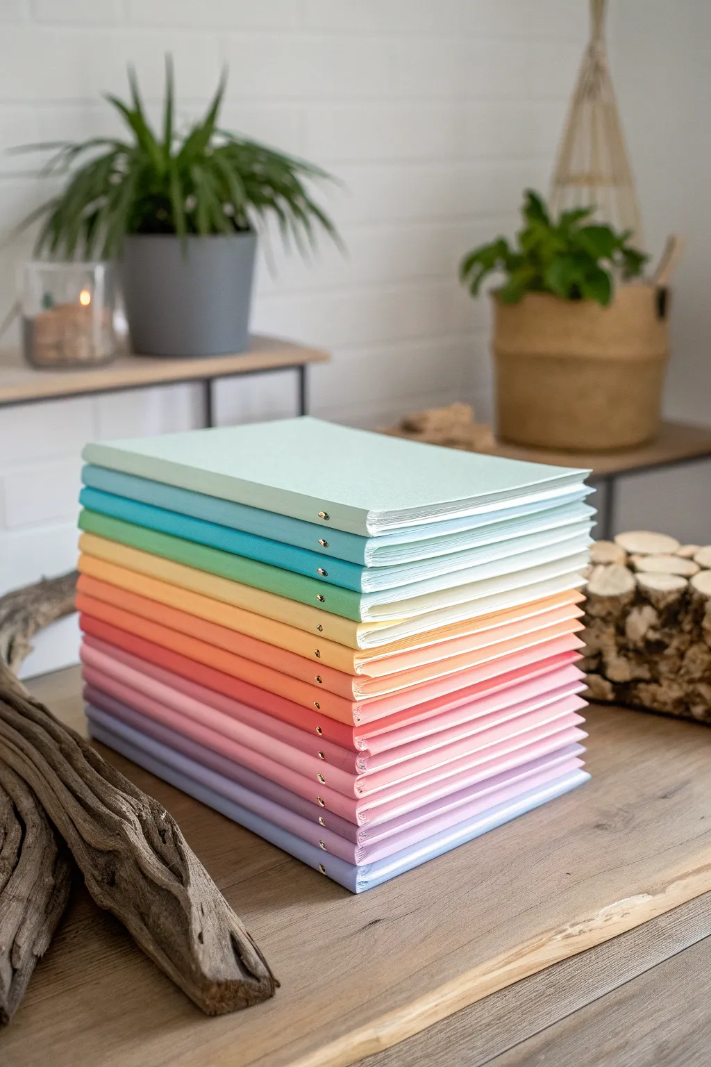 Transform your craft space with color-coordinated paper organization - simplicity meets creativity!