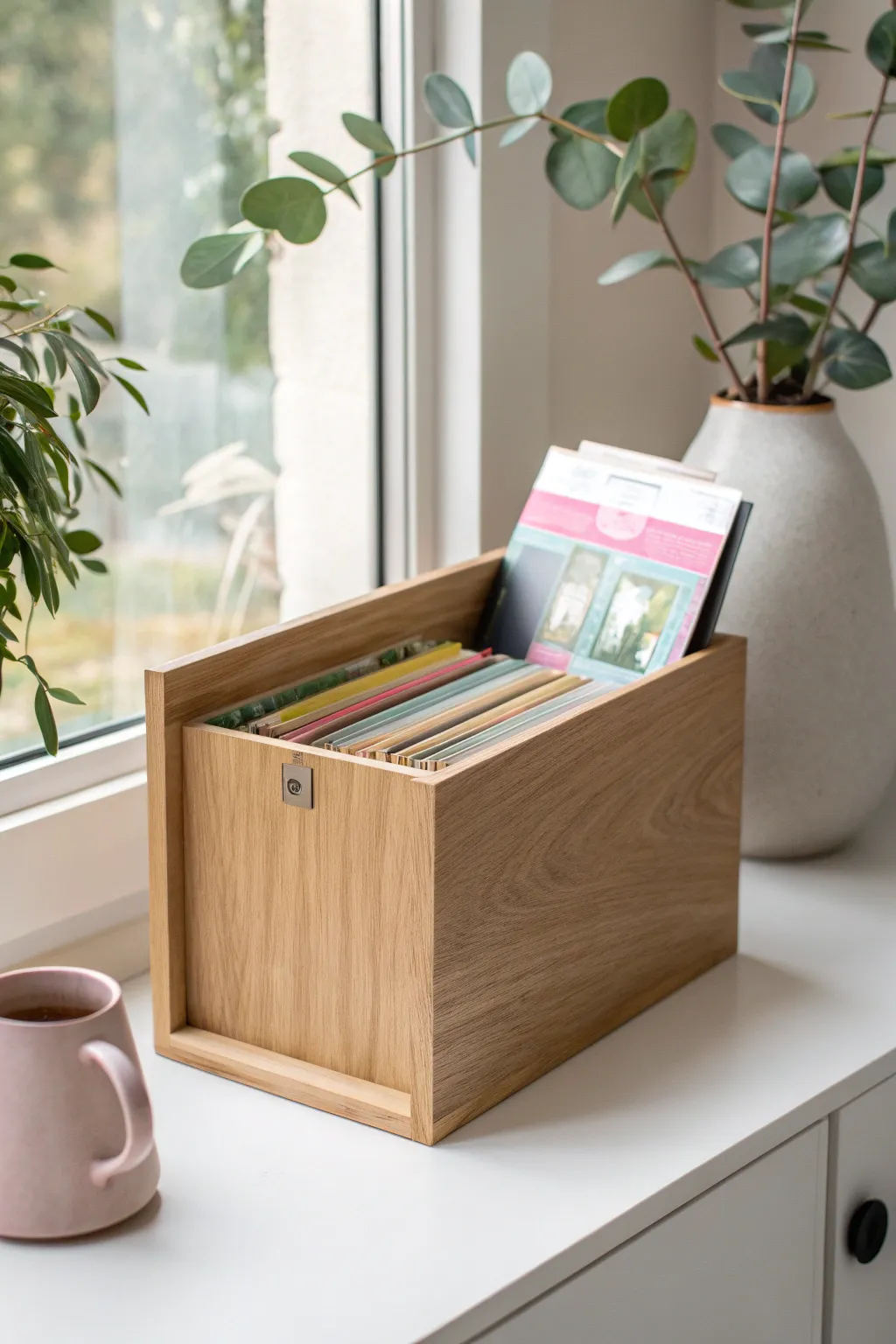 Transform your sticker collection into artful organization with a touch of minimalist charm.