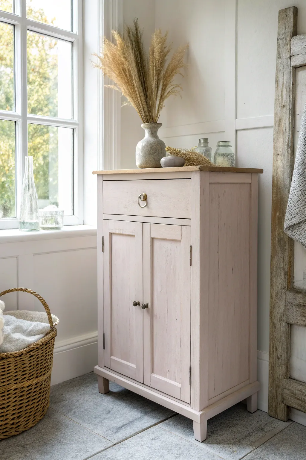 Transform your space with a vintage touch using chalk paint for a cozy, lived-in feel. 🌿✨