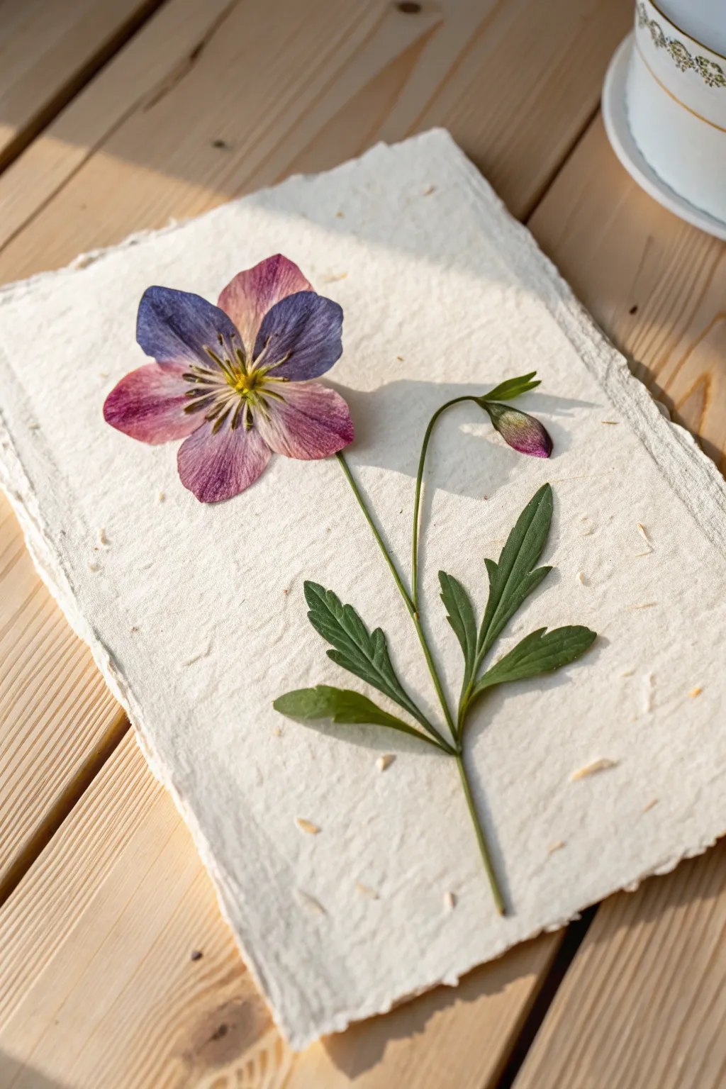 Preserve nature's beauty with the art of pressed flowers. 🌸 #CraftedElegance