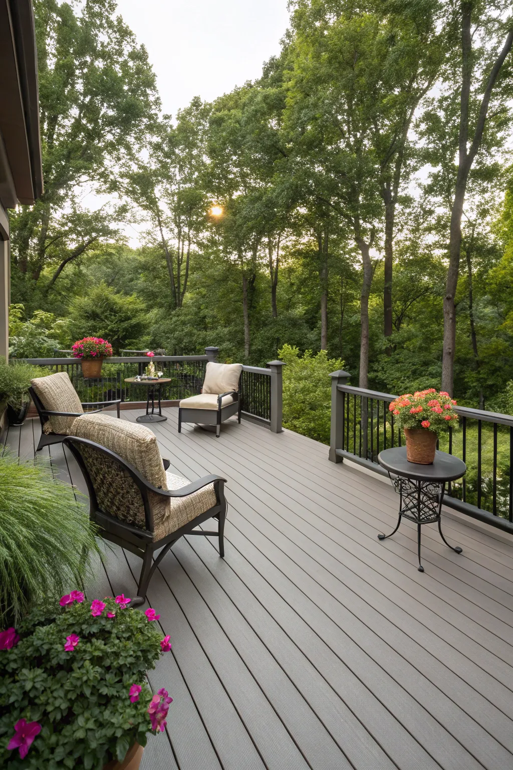 Composite decking offers beauty and durability in one.
