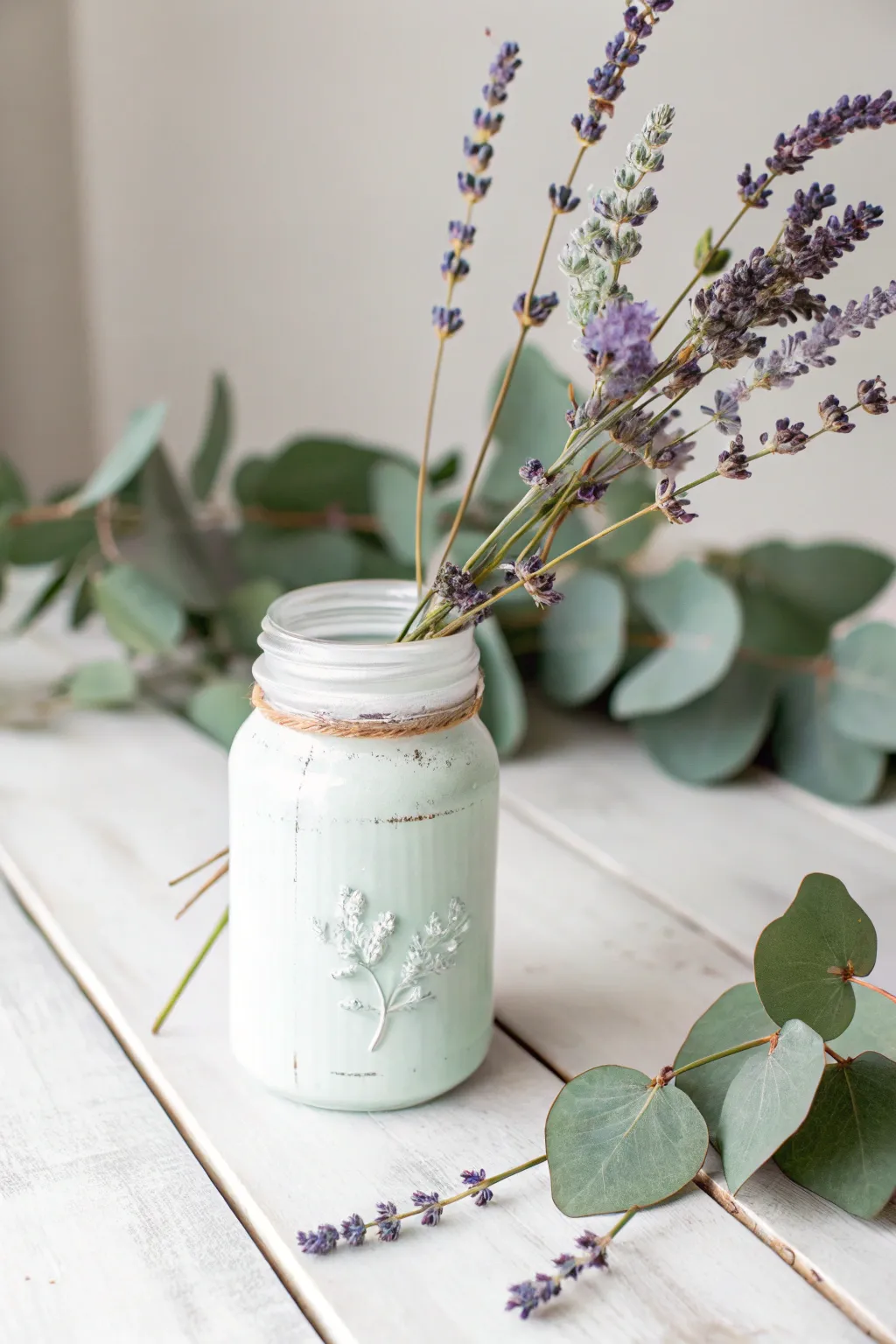 Transform ordinary jars into timeless decor with the charm of chalk paint.