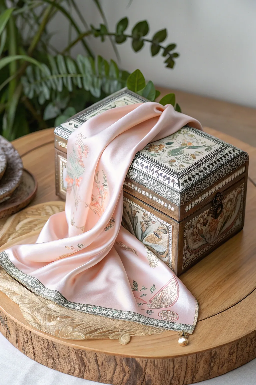 Discover the artistry of fabric-wrapped treasures: where elegance meets simplicity.