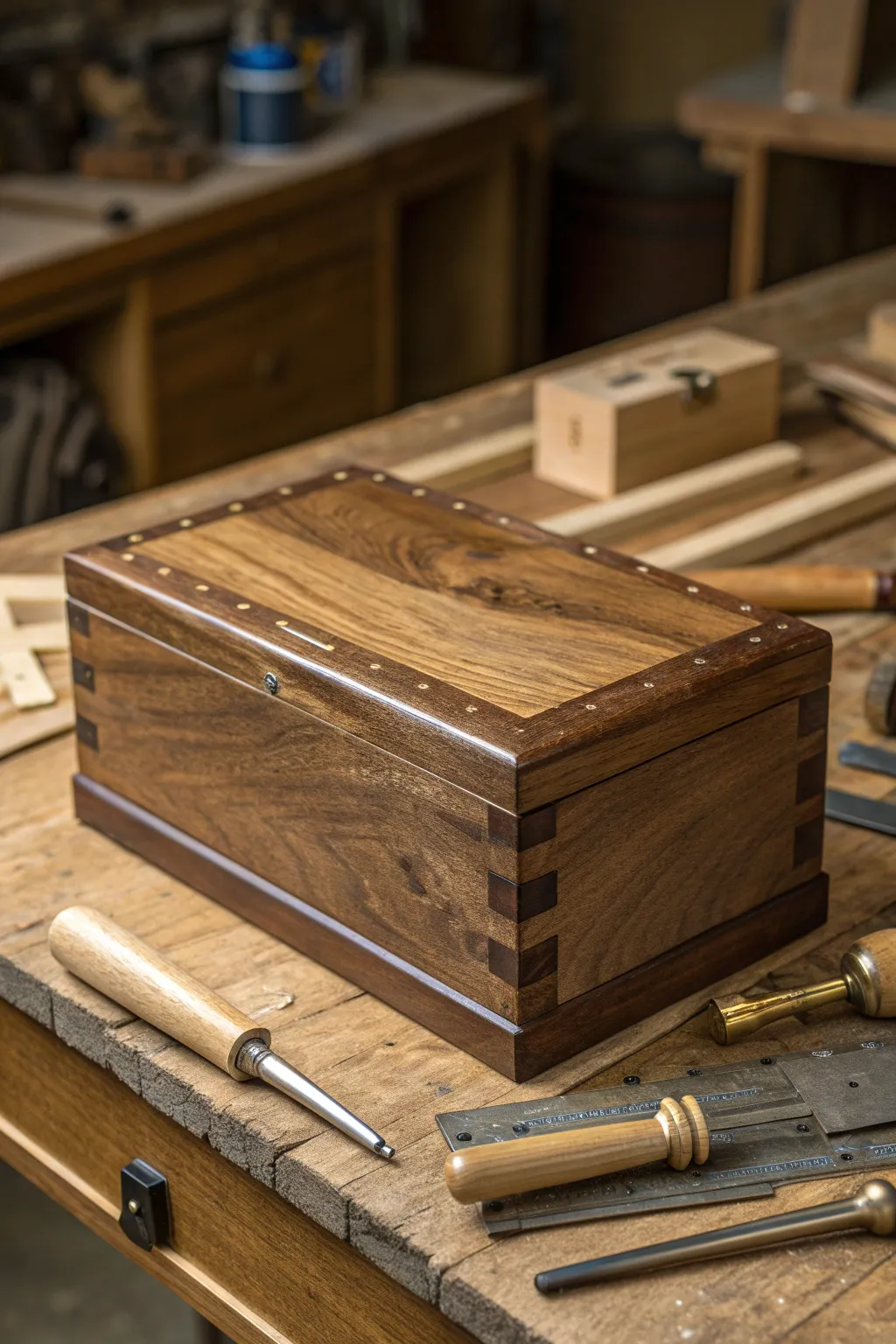 Elevate your workshop with a custom-crafted jig box that showcases your passion for woodworking.