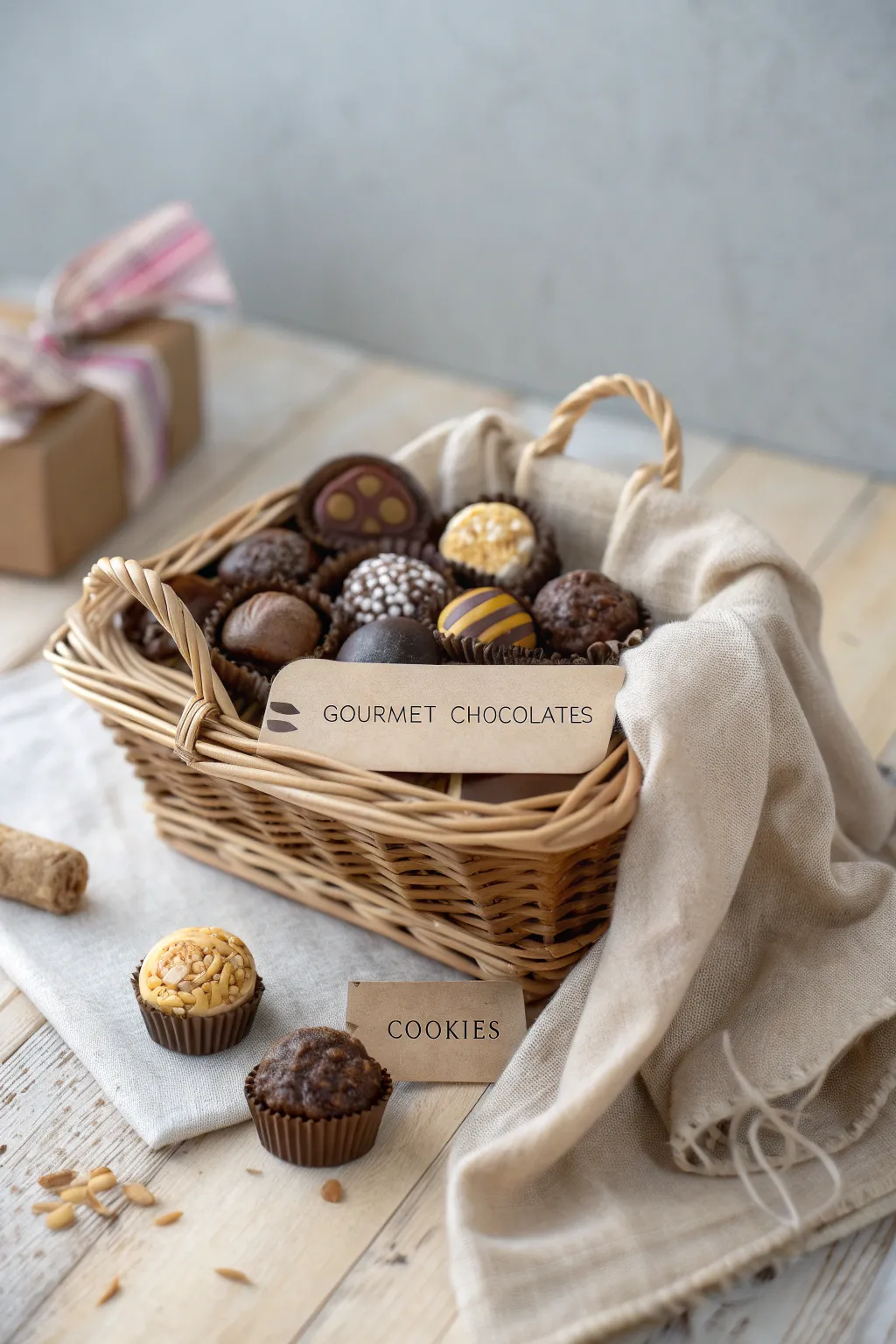 Indulge in a basket of artisanal delights, where each treat is a secret to discover.