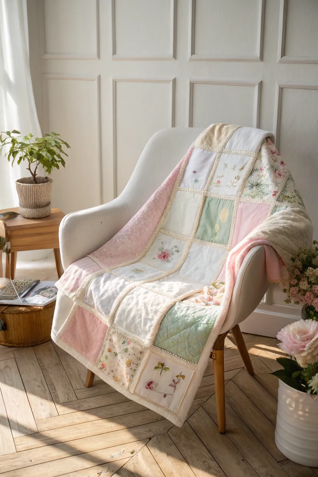 Wrap yourself in memories with a DIY quilt, where every patch tells a story.