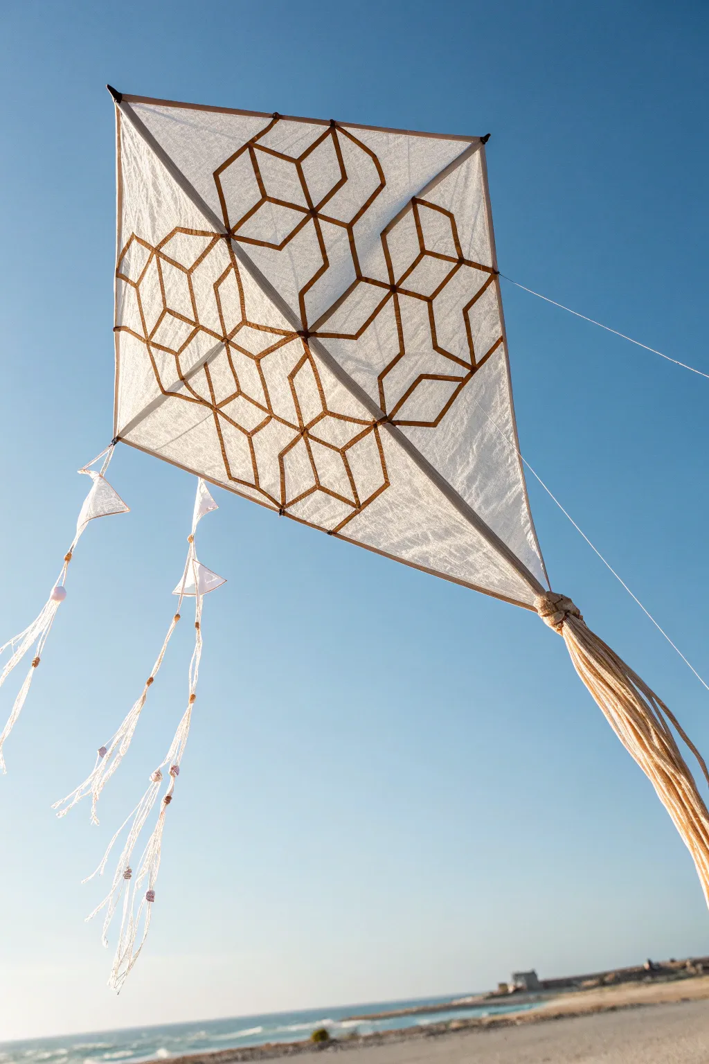 Elevate your decor with the mesmerizing charm of geometric kite designs.